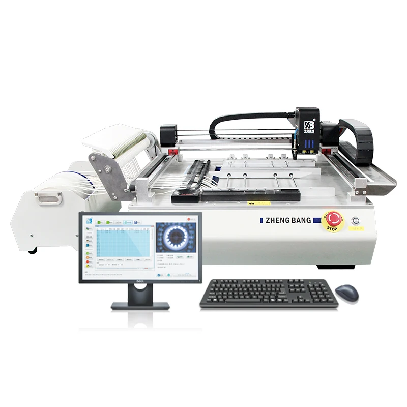 ZB3245TS Automatische Bestückung Maschine Smt Hochgeschwindigkeits-Präzisions-2-Kopf-Leiterplatten-Montagemaschine LED-Bestückun