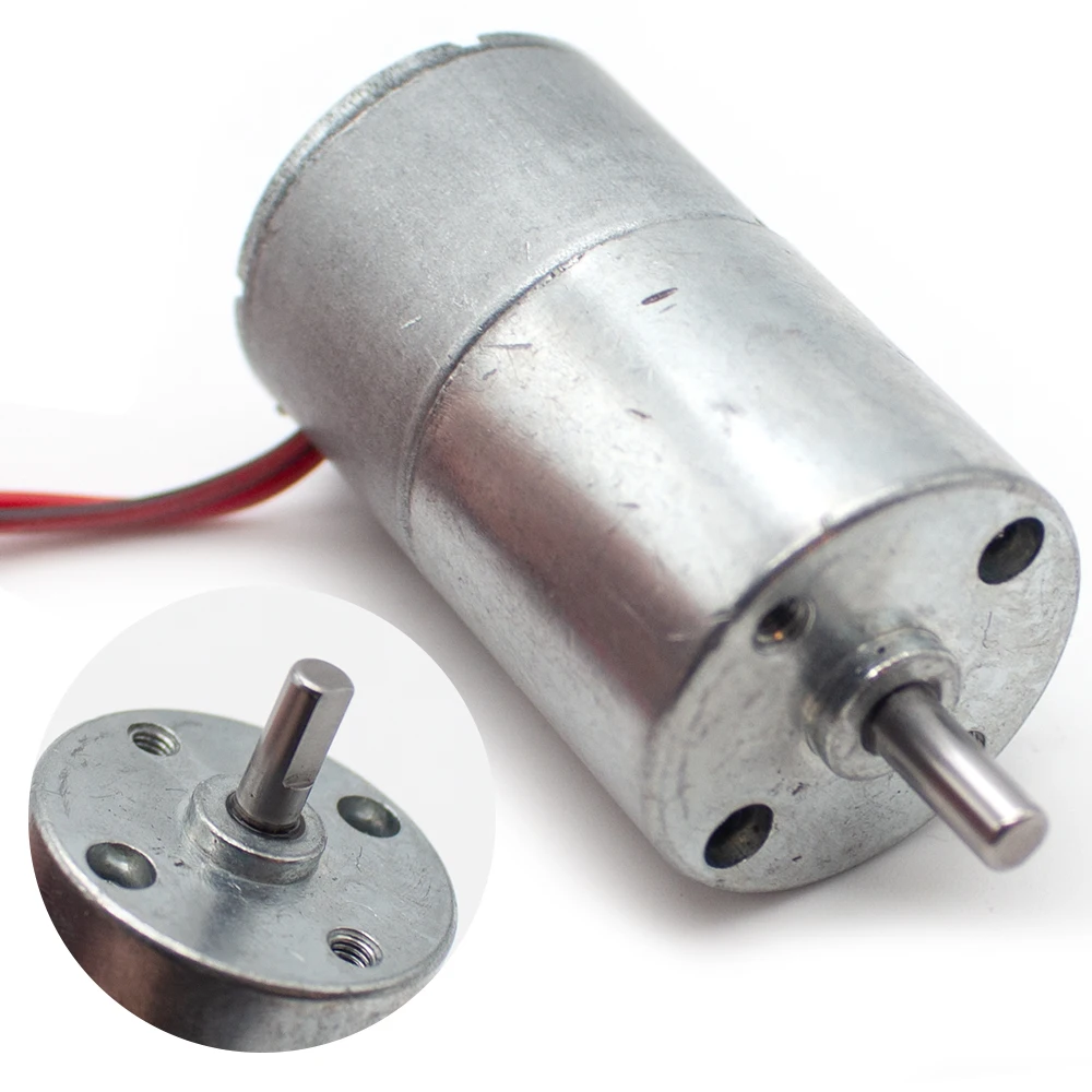 Motor de engranaje de CC de bloqueo de caja de seguridad, fabricación hecha a mano DIY, 6V, 20RPM, par 1:188, 4kg, CM, 27MM