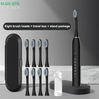 HOT Electric Ultrasonic Toothbrush Six Speed Mode Home Soft Hair USB Charging Waterproof Adult Tooth Cleaner