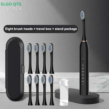HOT Electric Ultrasonic Toothbrush Six Speed Mode Home Soft Hair USB Charging Waterproof Adult Tooth Cleaner
