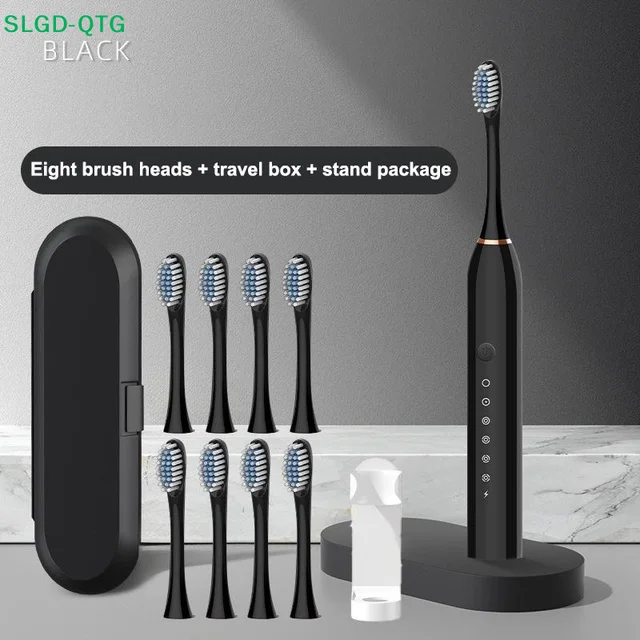 HOT Electric Ultrasonic Toothbrush Six Speed Mode Home Soft Hair USB Charging Waterproof Adult Tooth Cleaner