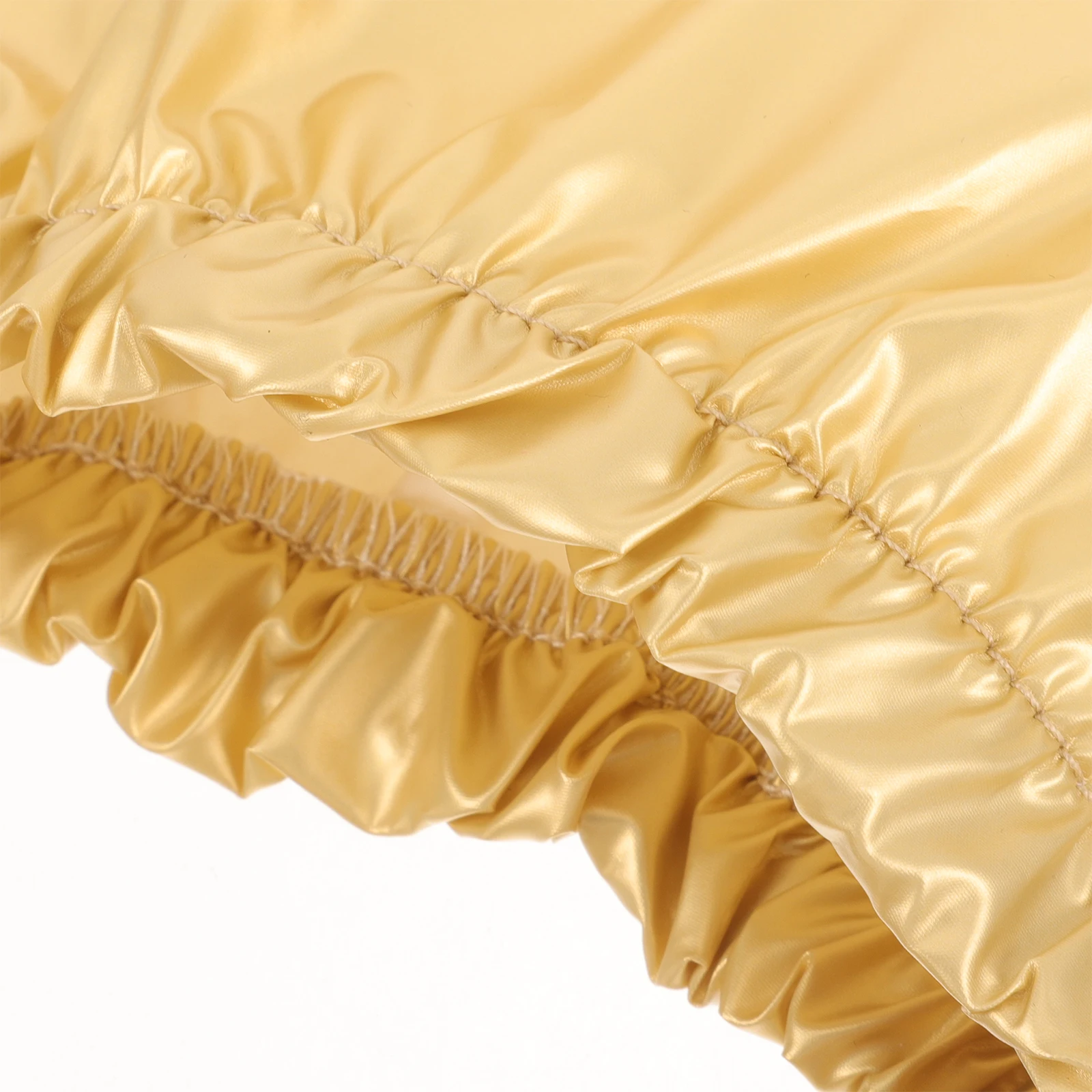 

Waterproof Pet Hat Shower Caps for Dogs Cats Golden Satin EVA Adjustable Strap Protect Ears Bathing Pet Supply Dog Cat Bath Hat