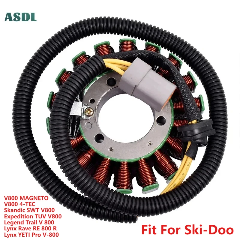 

Motorcycle Generator Magneto Stator Coil for Ski-Doo V800 V 800 2009-2012 SKANDIC SWT V800 MAGNETO V800 4-TEC EFI 2009 420684853