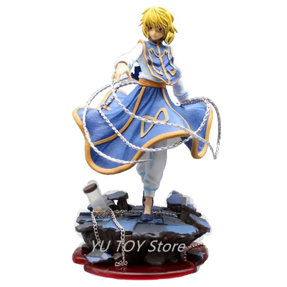 Anime GK 33cm Hunter x Hunter Kurapika Gon Freecss Killua Zoldyck PVC Action Figure Toy Game Statue Collection Model Doll