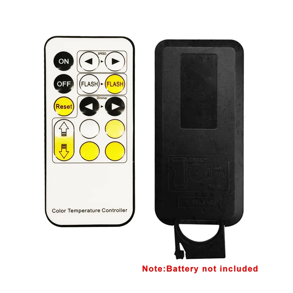 RF Mini LED Dual Color Temperature Lamp Controller 5V 12V 24V DC 6A Strip Light PWM Signal Dimmer telecomando Wireless a 15 tasti