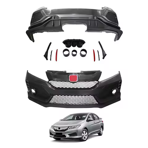 Hot Selling for Honda Civic City Type R Style Bodykit PP ABS Material Bumper Body Kit for 2015-2019 for Honda