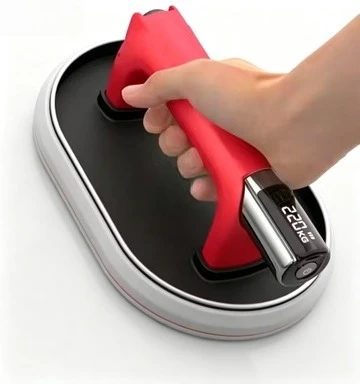 Automatic Suction Cup 6109 150KG Heavyduty Ceramic Tile Electric Suction Cup with Rechargeable Strap Replacement Rubber