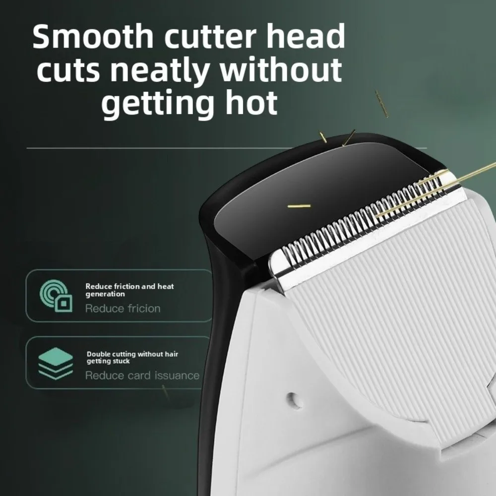 신형 충전식 아기 이발기 자동 헤어 흡입 무선 어린이 전기 이발기 조용한 전기 이발기