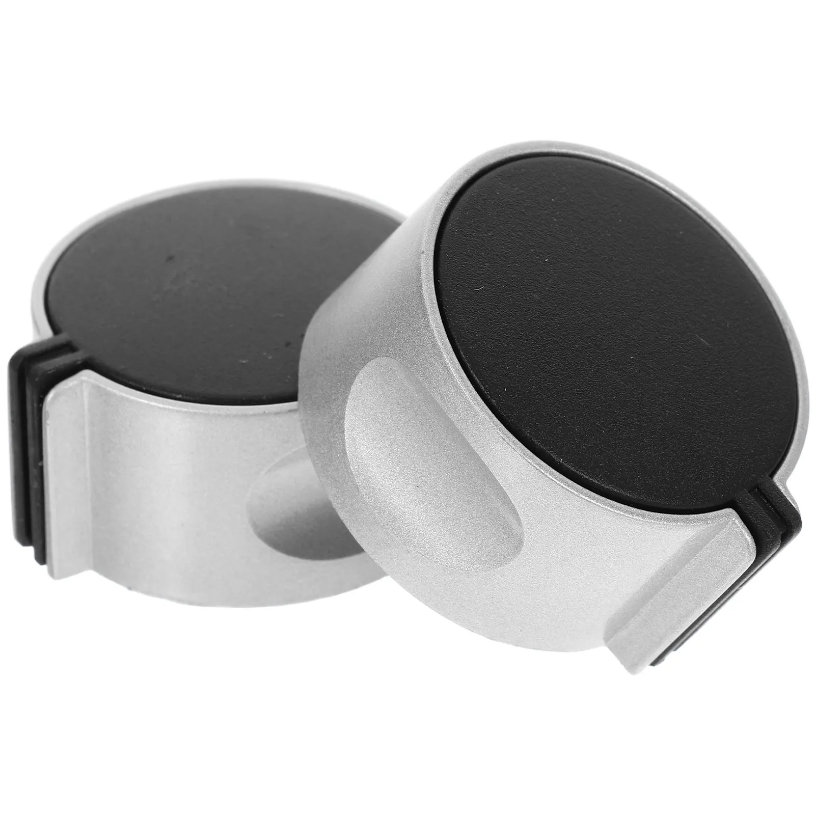2Pcs Universal Gas Stove Switch Knobs Stainless Steel Replacement Cooktop Burner Control for Home Kitchens Restaurants