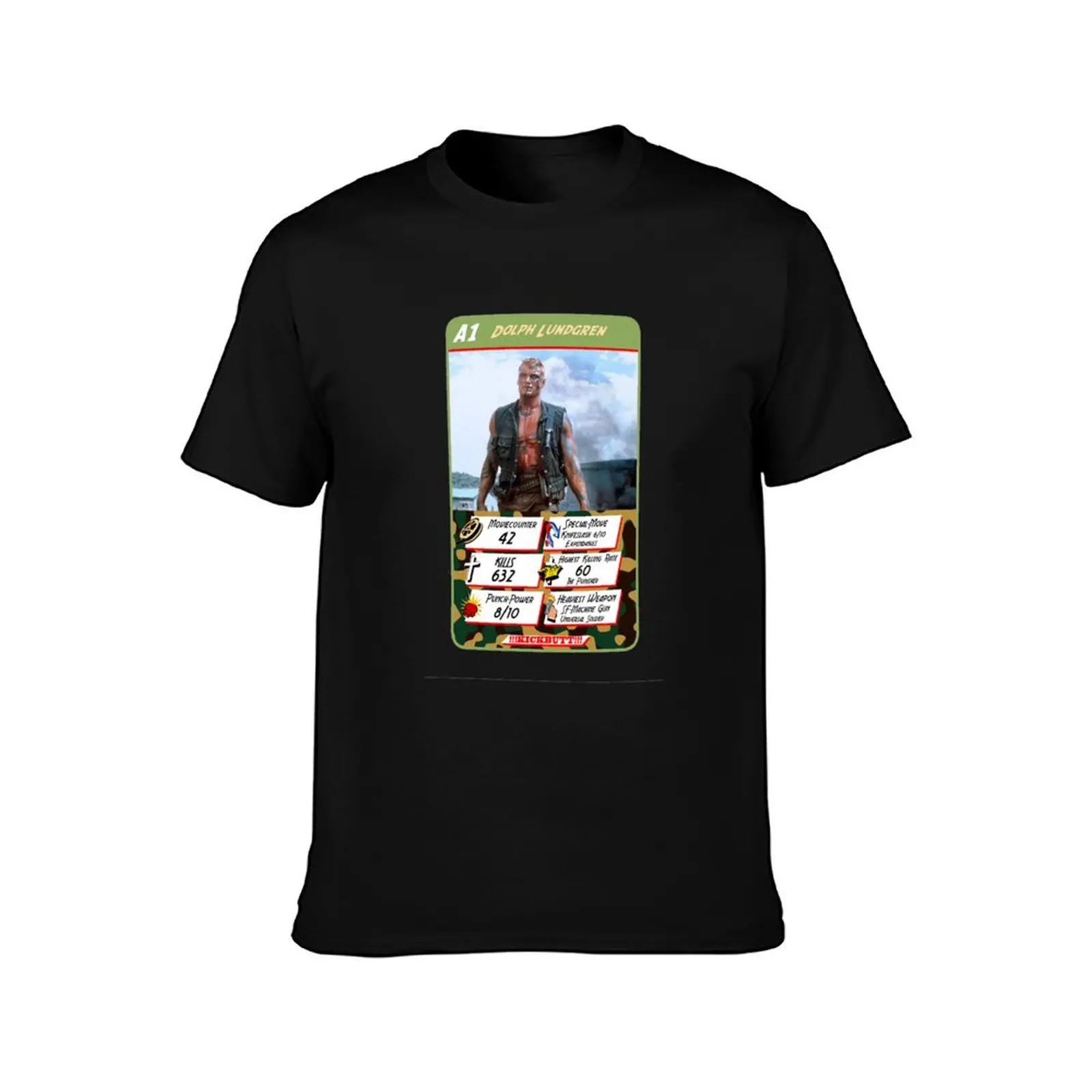 ACTION QUARTET - A1 Dolph Lundgren T-Shirt Durable Work Wear T-Shirt