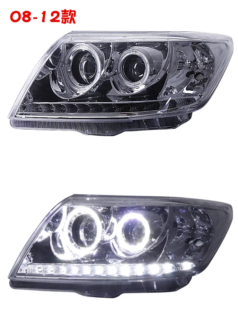 Car bumper headlamp for Toyota Hilux vigo headlight 2008~2011y LED DRL car accessories HID xenon vigo hilux fog light