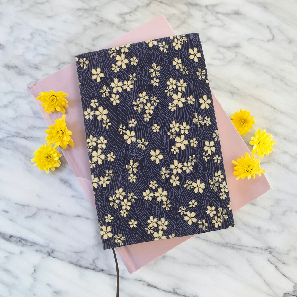 

Book Cover Ornamental Decor Stylish Decorative Sleeve Decorate 148X105X25CM Creative Protector for School Navy