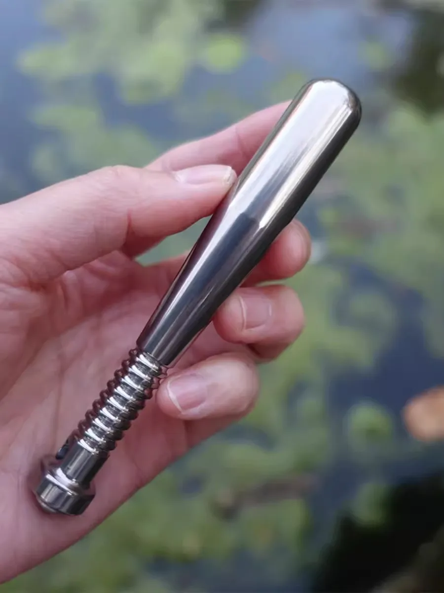 Imagem -05 - Titanium Alloy Small Baseball Bat Ferramenta Edc pc