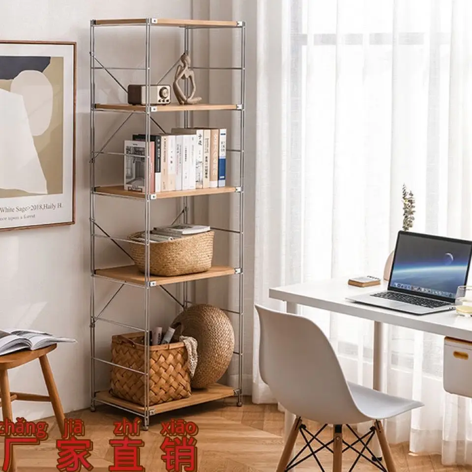 

Japanese-style shelves Floor-to-ceiling multi-layer kitchen Living room combination storage rack Snack rack Tableware book stora