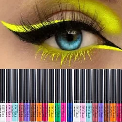 12 Colors Waterproof Eyeliner Pencil Waterproof Easy To Wear Make Up Matte Eye Liner Blue Red Green White Brown Liquid Eyliner