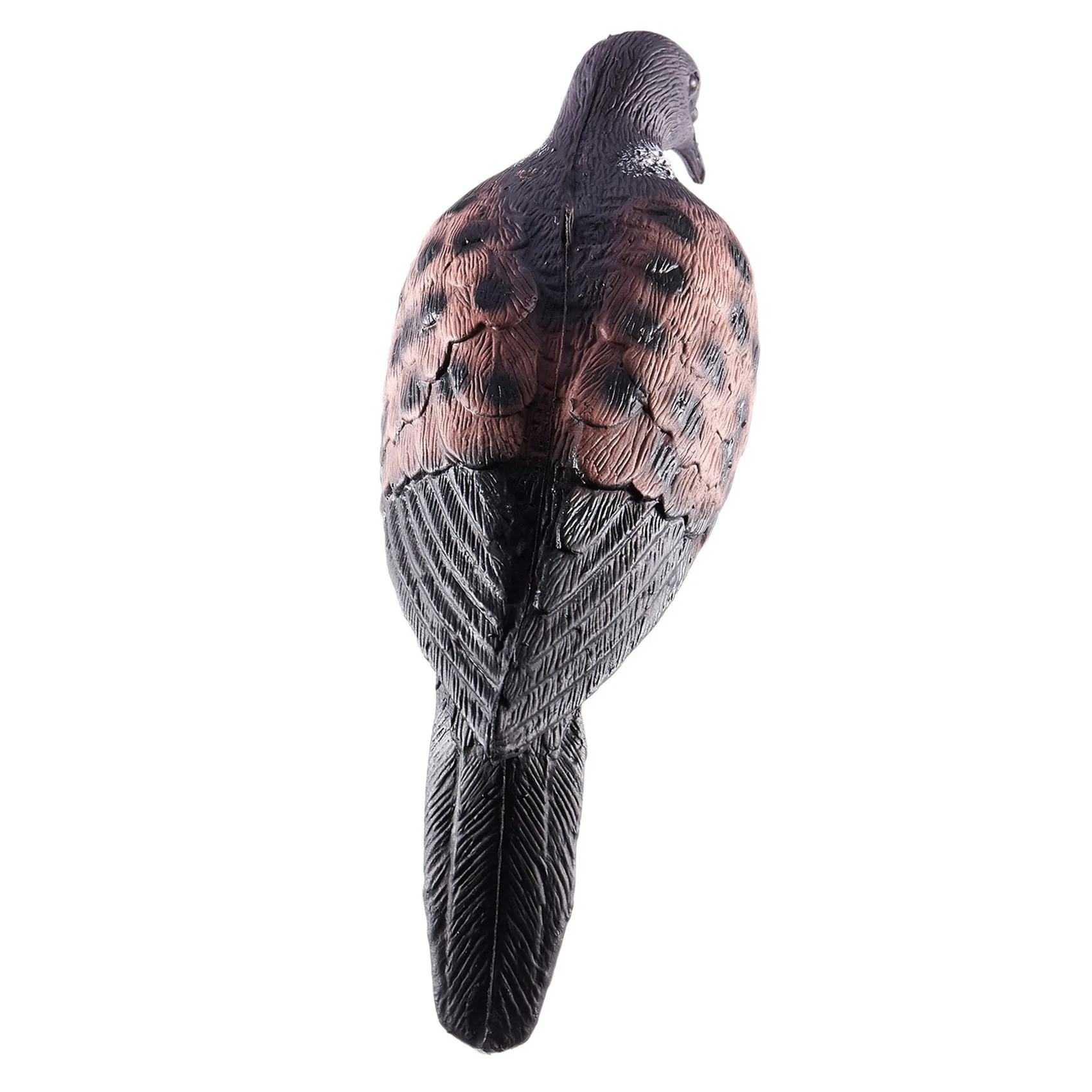 RTENTE-2PC Hunting Dove Scare Protect Garden Pigeon Decoy Bionic Animal Bait Outdoor Hunting Birds Decoy Accessory