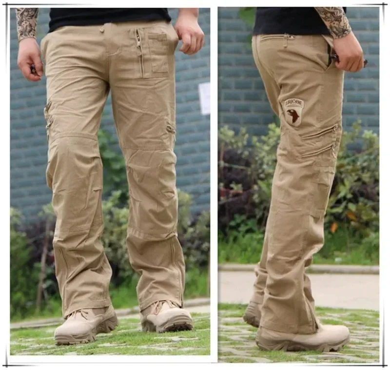 Overalls Cargo-Hosen für Männer Frühling Herbst Lässige Mehrfachtaschen-Hosen Streetwear Army Gerade Hosen Herren Militär-Taktische Hosen – Detail 19
