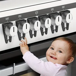 Gas Stove Knob Covers for Child Safety - Baby-Proof Locks for Your Gas Cooktop, Easy to Use & Heat Resistant, 1/4/8 PCS