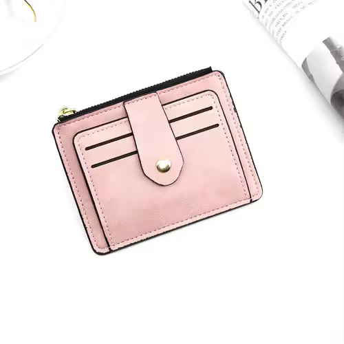 Luxury Small Men's Credit ID Card Holder Wallet Male Slim Leather Wallet with Coin Pocket Brand Designer Purse for Men Women - Image 11