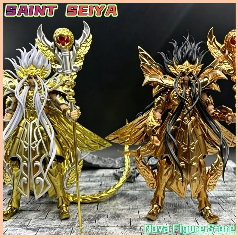 En stock: Saint Seiya - Guerrero del Mito de Plutón con traje de Ophiuchus/Odiseo, escultura de cabello ND, accesorio EX, colección de juguetes LC, regalos.