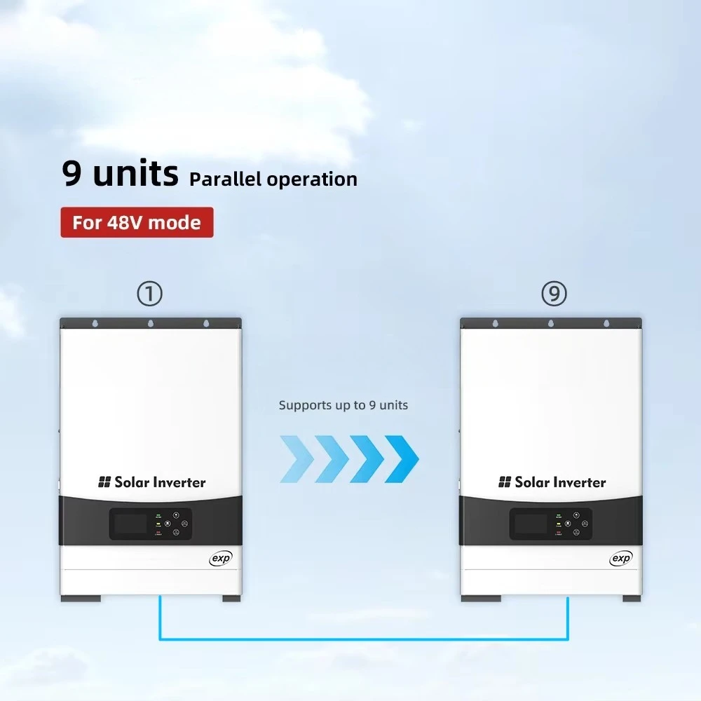 MUST PV19-4024 EXP Pure Sine Wave High Frequency Solar Inverter 450VMPPT with External WIFI