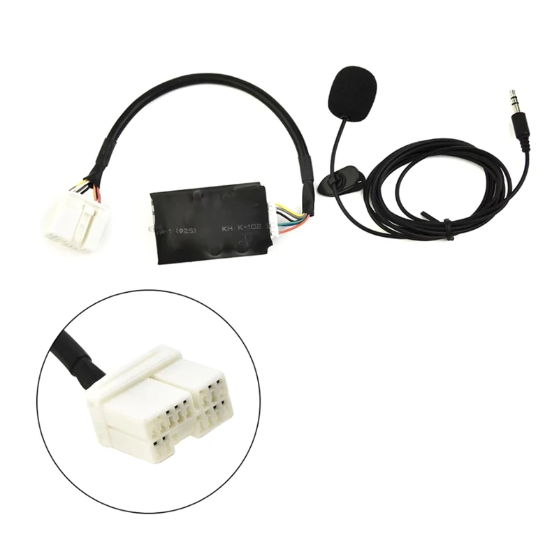 FFYY-Bluetooth Interface Adapter Music Aux Module For Accord DC 12V Radio Stereo Aux Cable Adaptor