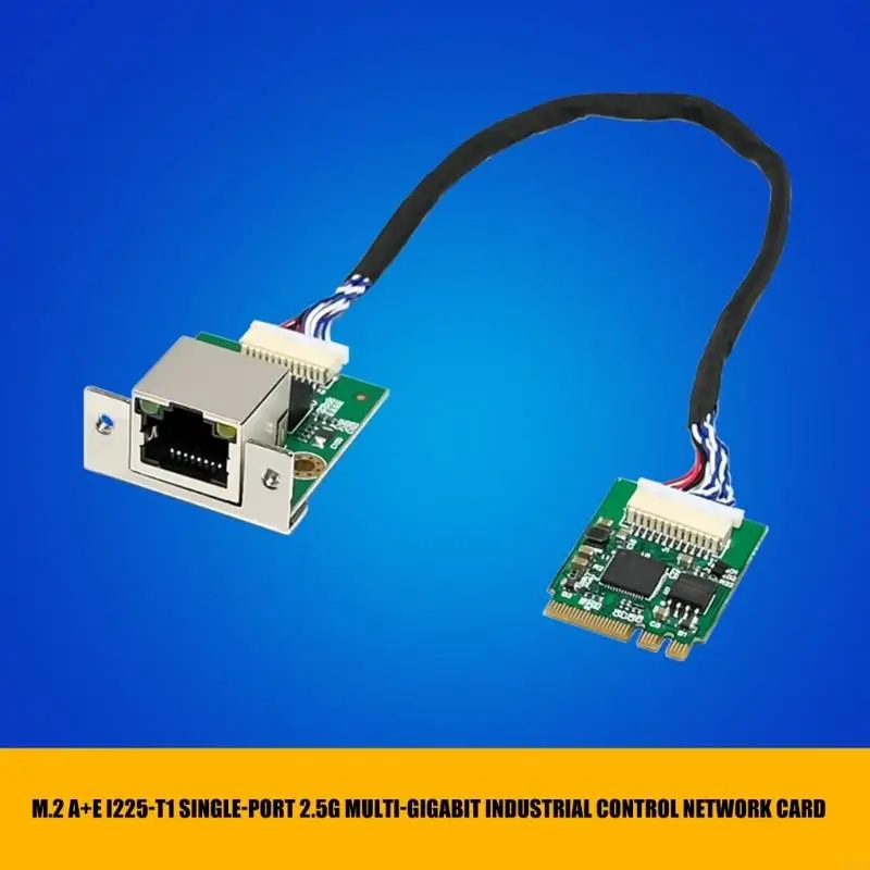 M.2 A+E 2,5 Gbit/s Ethernet Networking Card Controller 2,5 Gbit/s/1000/100Mbit/s Wärmemanagement 2,5GBASE-T-Netzwerkadapter