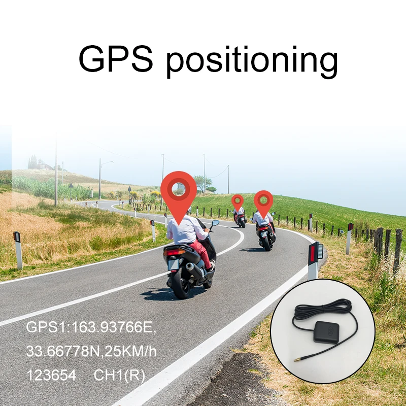 مصنع الجملة 4G المزدوج عدسة دراجة نارية Dashcam E-dog ADAS DMS وظيفة 1080p القرار مسجل فيديو AHD التكنولوجيا 1 سنة #6