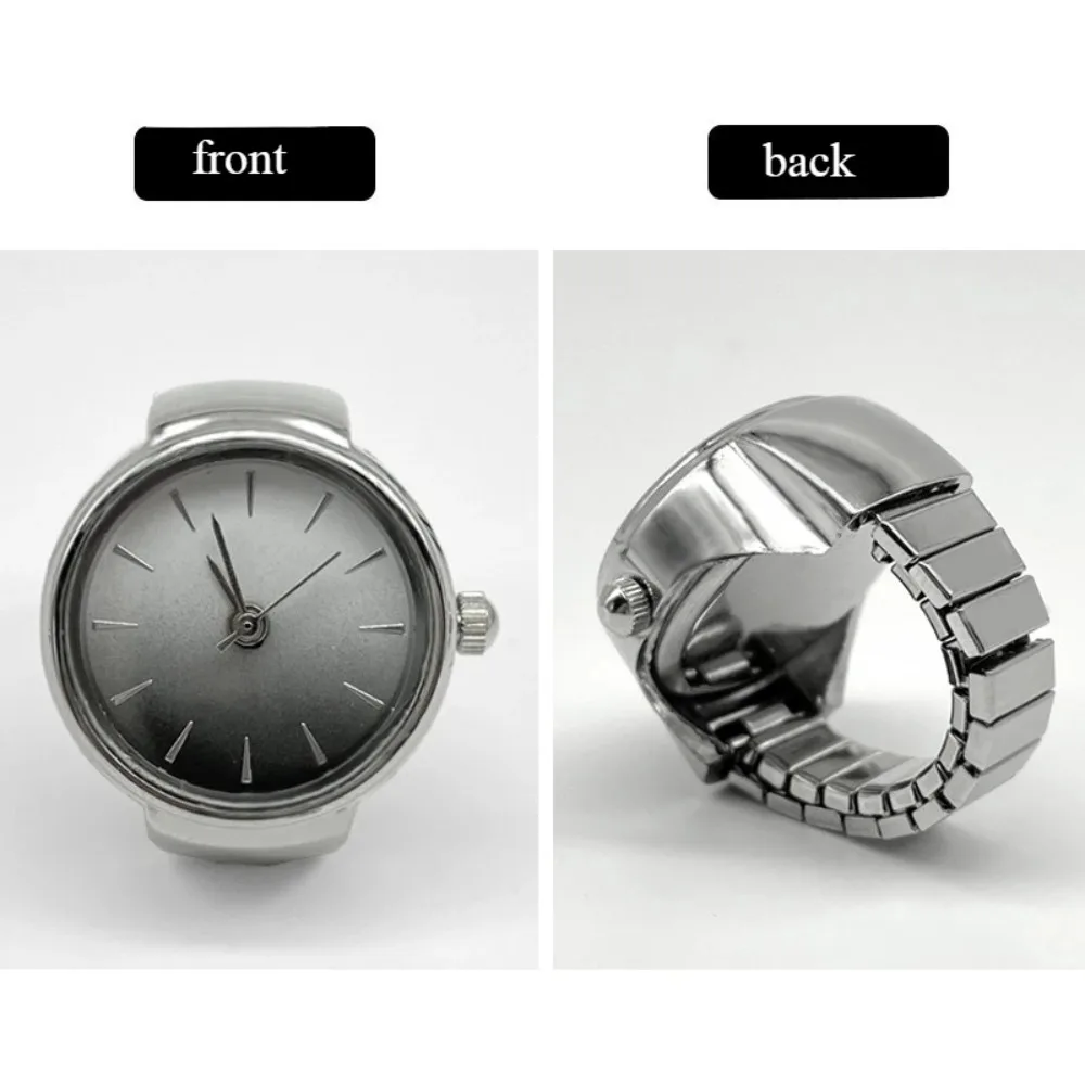 ساعات دائرية صغيرة عصرية للجنسين مع وظيفة الوقت ومجوهرات حفلات الأعمال