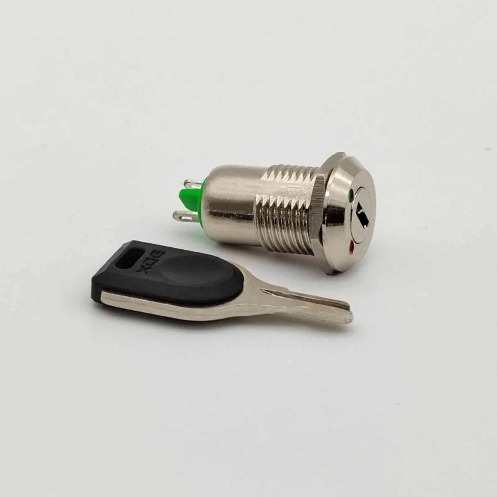 

12mm Key Locking Push Button Switch with Keys Metal Construction Keysafe Power Switch for Access Control