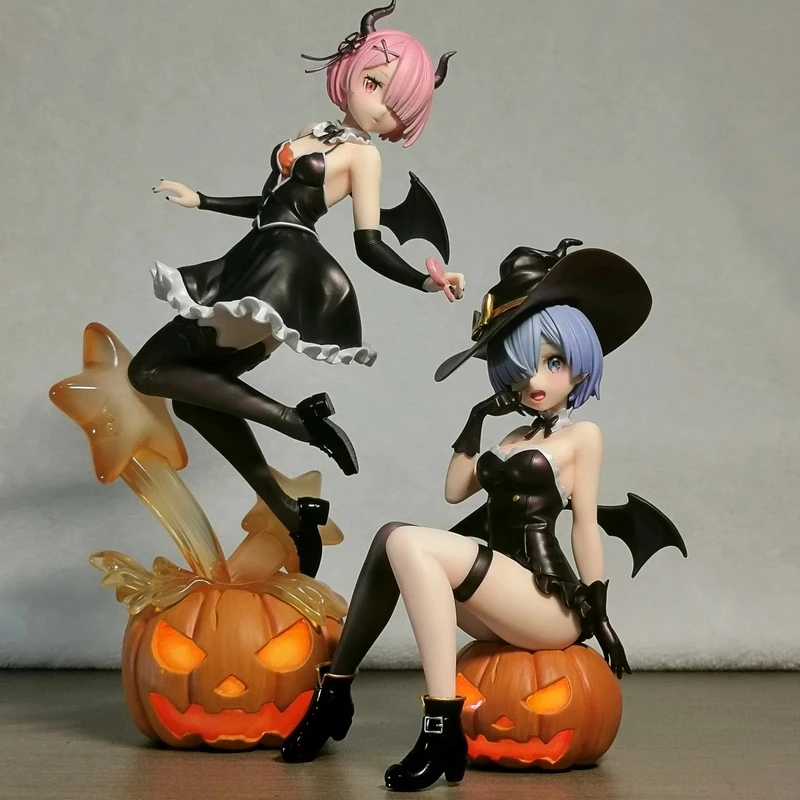 

В наличии Оригинальная подлинная фигурка AniMester Re Zero Starting Life in Another World Rem Ram Magic Pretty 1/7 аниме-фигурка подарок на Хэллоуин