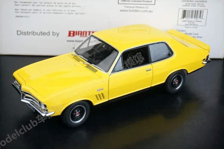 

Autoart 1:18 LC Torana GTR XU-1 Yellow Simulation Limited Edition All Open Alloy Metal Static Car Model Toy Gift