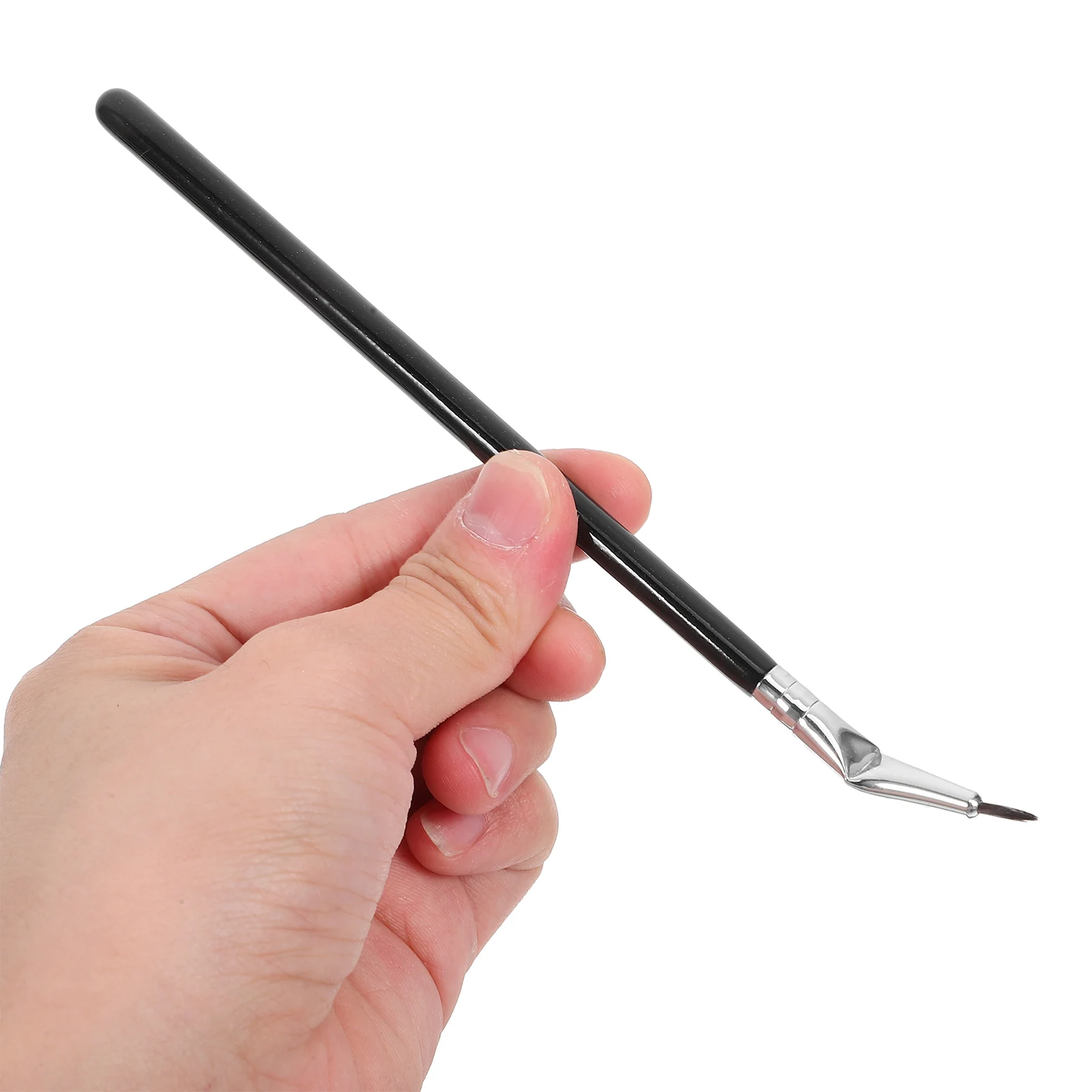 Lash fan líquido delineador escova cílios varinha forma pincéis de maquiagem para extensões rímel multifuncional