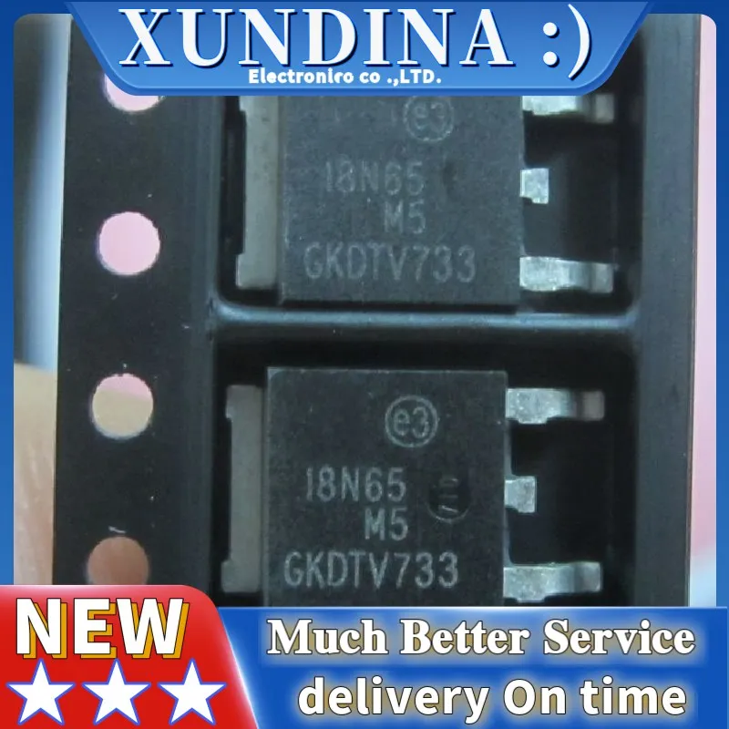 10PCS/LOT STD18N65M5 18N65  TO-252 new and original IC