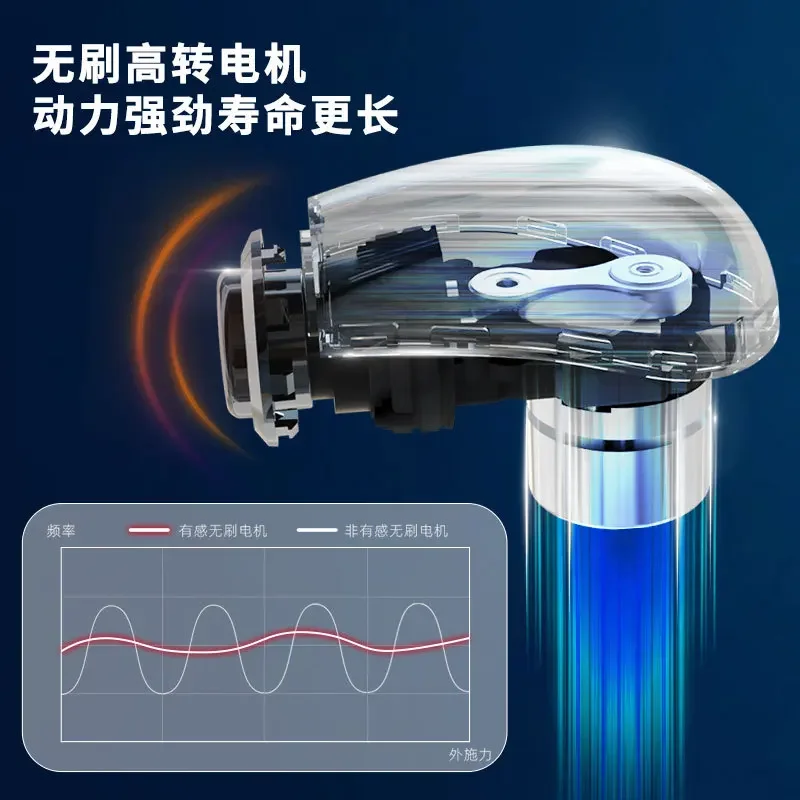 Multifunctional wireless massage hammer, fascia gun whole body muscle relaxation friction device