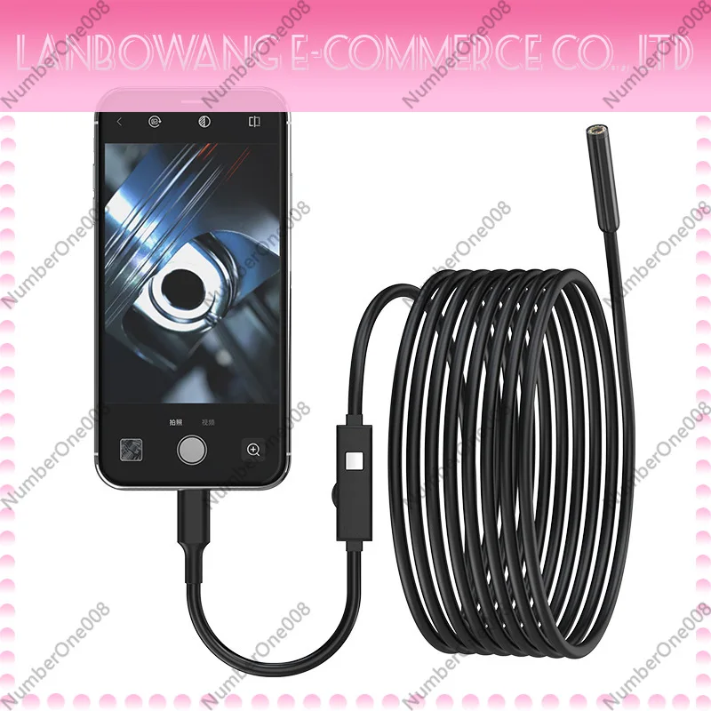 Apple tyep-c Android high definition 5 million Endoscope Auto Repair Industrial Pipe Waterproof Probe Launch Camera