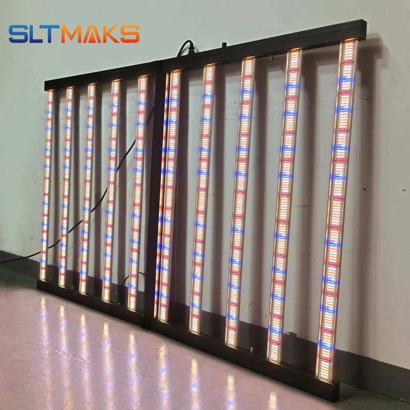 

SLTMAKS ETL DLC CE Samsung Лампа для выращивания Коммерческие медицинские растения 4x6 футов Складная 1200 Вт Полный спектр светодиодов для выращивания растений