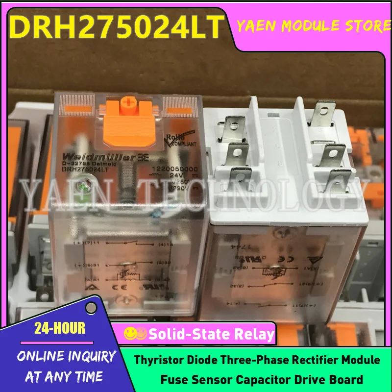 

relay DRH275024LT 24VDC New original high-power relay 1220050000