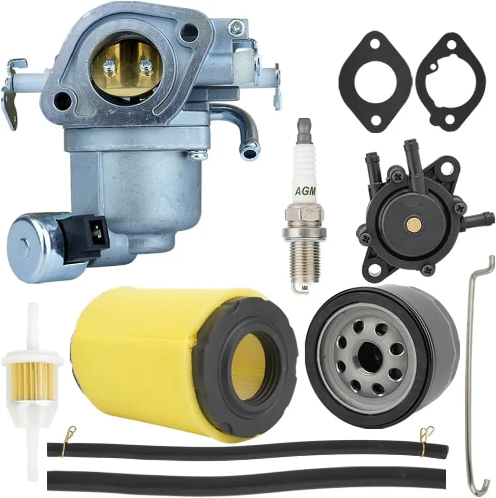 AUC14748 Carburetor with Tune Up Kit Fits John Deere Z255 Z315E Z335M Z335E Z345M Z345R Z355E ZTrak Mower Replacement MIA13043