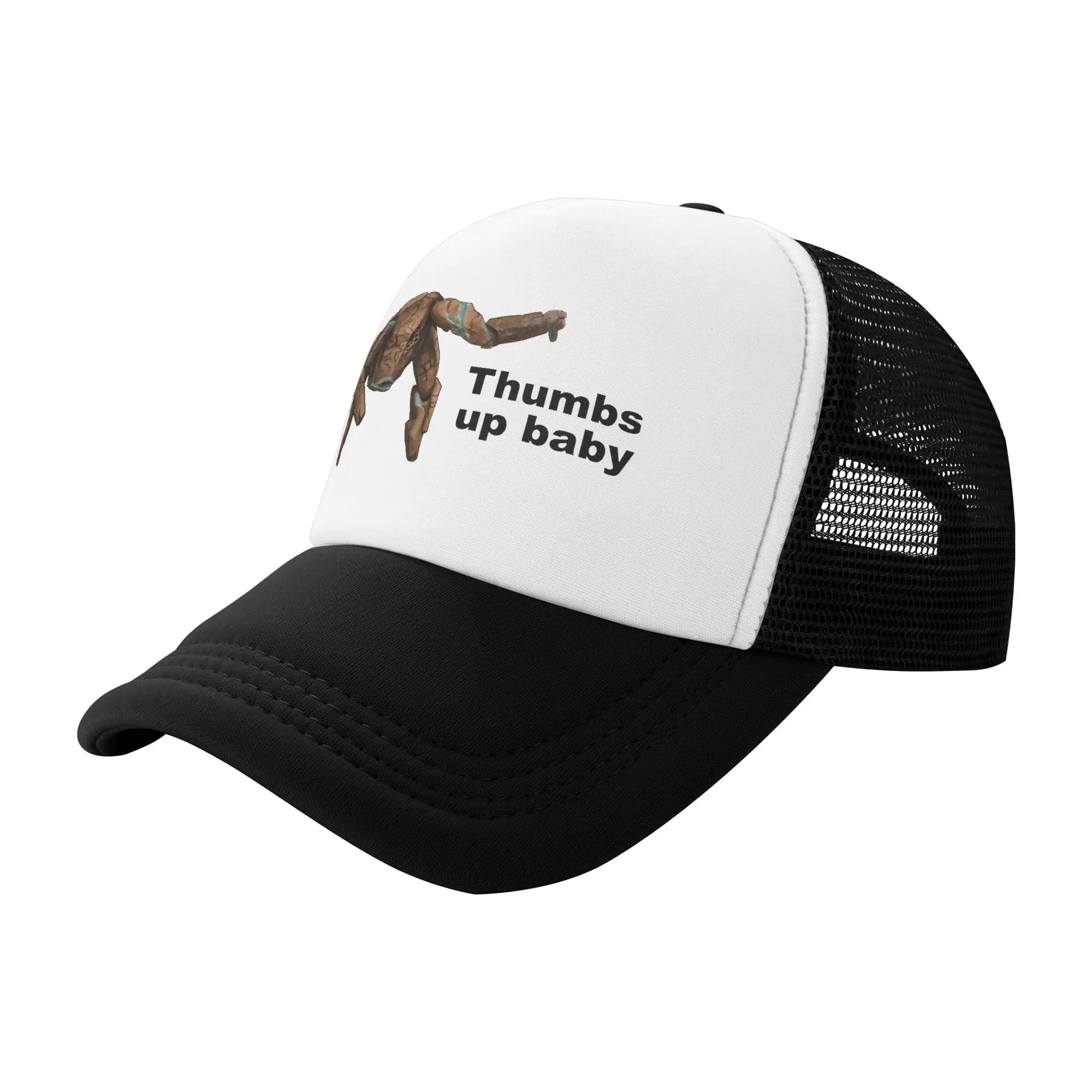 Project Hail Mary Rocky Thumbs Up Baby Foam Trucker Hat Men Women Summer Outdoor Mesh-Back Golf Hat Cap Fashion Sun Hat
