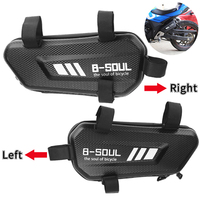 B-SOUL Motorcycle Side Bags Universal EVA Hard Shell Electric Bike Hanging Bag Waterproof Mountain Bicycle Triangle Pouch Bags