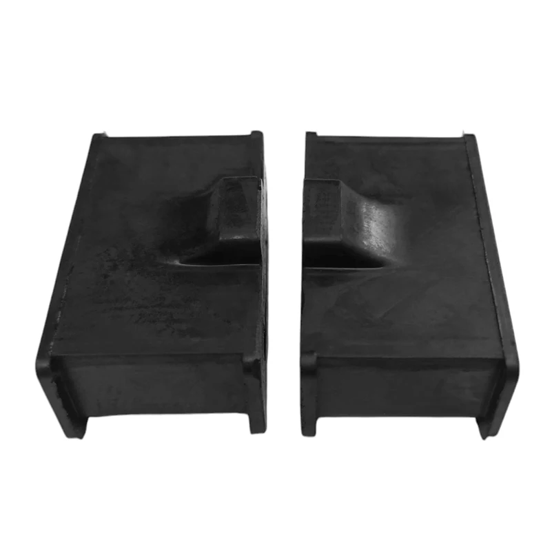 HCMT Black 1 Pair Rubber Muffler Mount Compatible with Harley Touring Road King Street Glide CVO (Replace 65724-85)