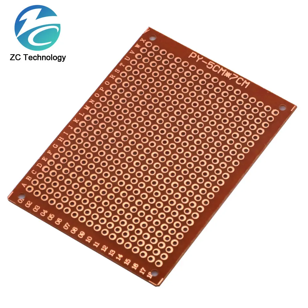 10Pcs 5x7cm 5*7 new Prototype Paper Copper PCB Universal Experiment Matrix Circuit Board igmopnrq