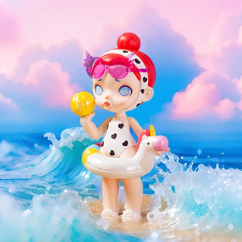 Toycity Laura "Pool Fight" شاطئ البحر هاواي أنماط سلسلة صندوق أعمى مجموعة ألعاب شخصيات الحركة الأصلية صندوق غامض عشوائي الهدايا