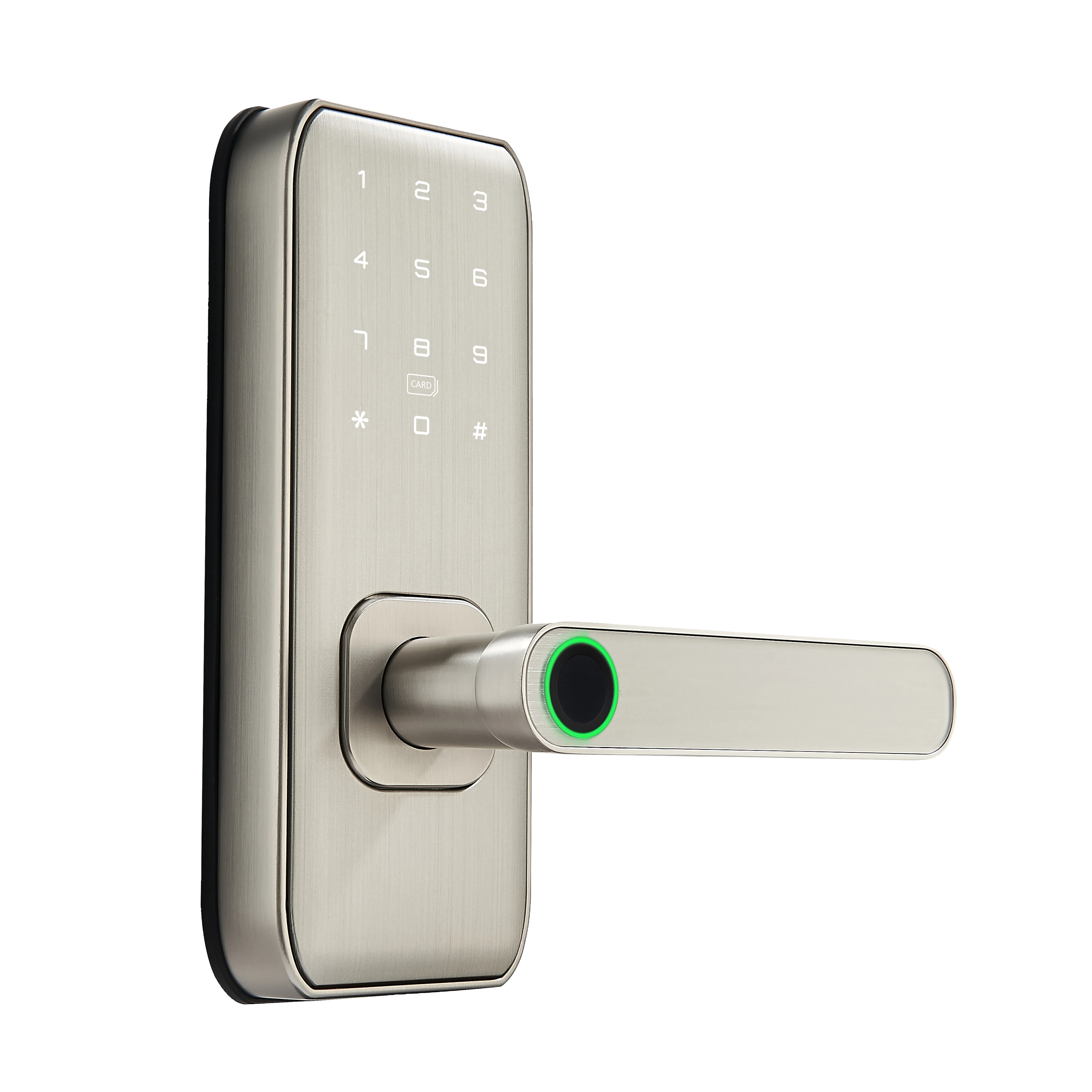 TTLock APP Smart Fingerprint Password RFID Deadbolt Lock For Indoor Wooden Door view 5