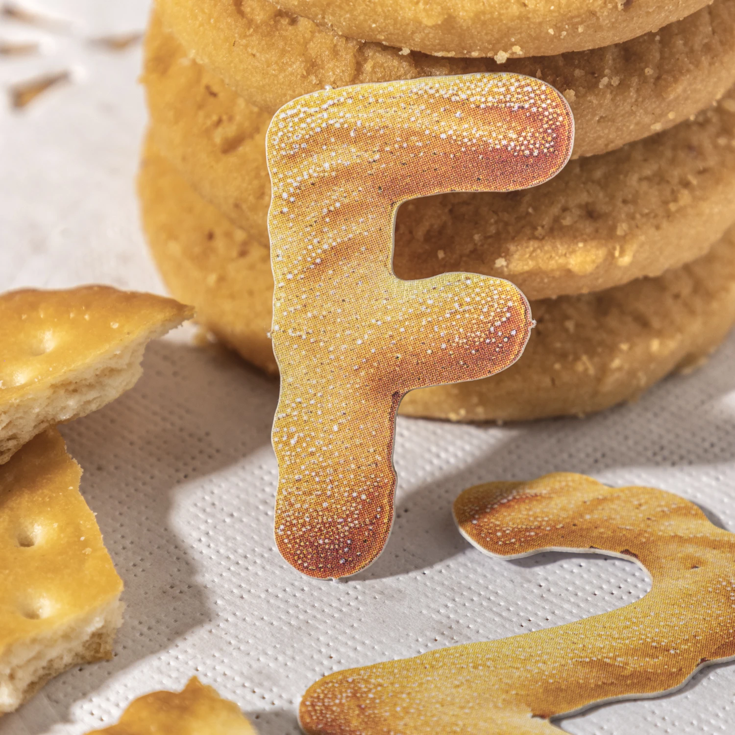 Cookie's Ramblings Series Kawaii Cat Dog Cookie Shape Landscape Sticker Creative DIY Journal Material Collage Stationery