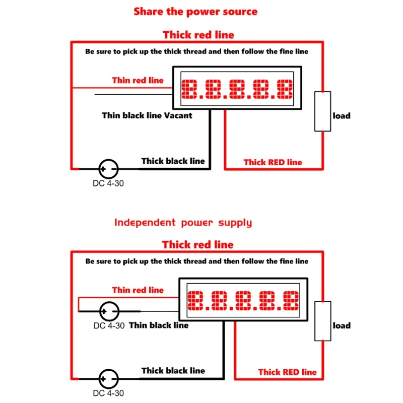 0-5.0000mA (5mA) Digital Ammeter 5-digits Current Meter Panel Guage 0.36 inch