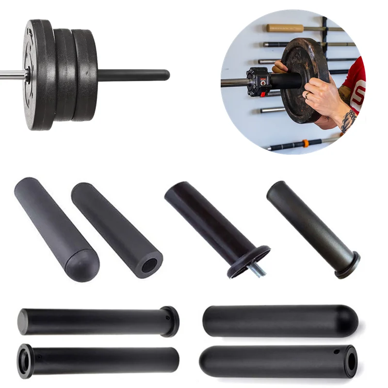 Barbell Bar Adapter Sleeve Convert 25mm Bar or Posts to 48/50mm Includes Removeable End Cap for Longer Posts Gym Accessories