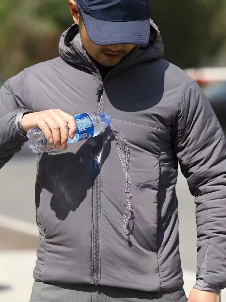 

Ultralight Waterproof Military Camo Tactical Jacket Men Winter Polar Windproof Warm Padded Coat Hooded Windbreaker Outerwear