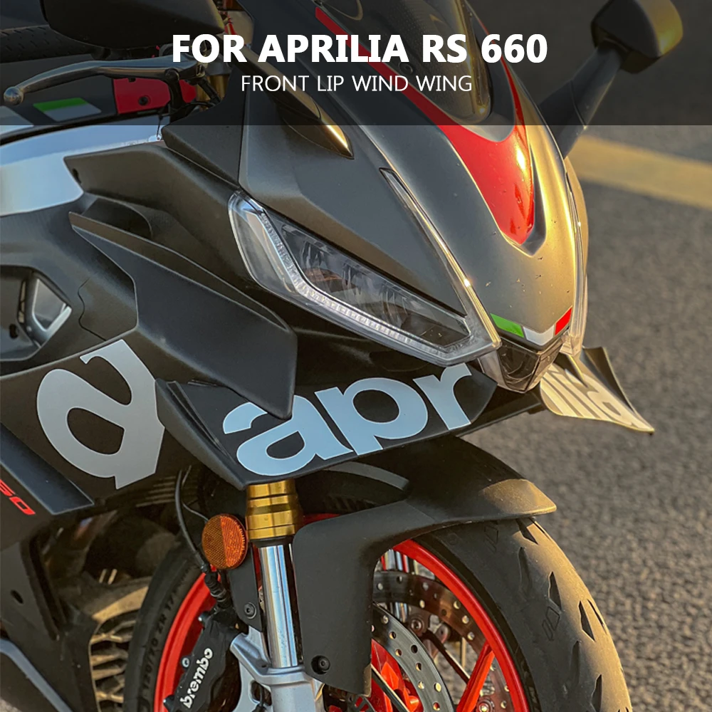 Motorcycle Accessories For APRILIA RS 660 RS660 rs660 With Logo ABS Front Fairing Winglets Aerodynamic Protection Guard Cover